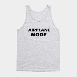 AIRPLANE MODE -black text on light colors Tank Top